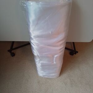 Elegant White Satin Fabric